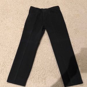 Navy Blue Straight Leg Trousers